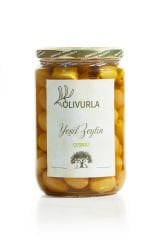 Organik Çeşnili Yeşil Zeytin - Domat Varyetesi